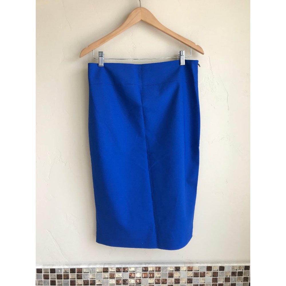 Express Royal Blue Pencil Skirt